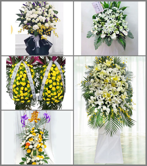 宁夏吴忠市白事花篮预定