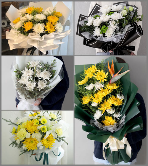 宁夏吴忠市白事花束代送